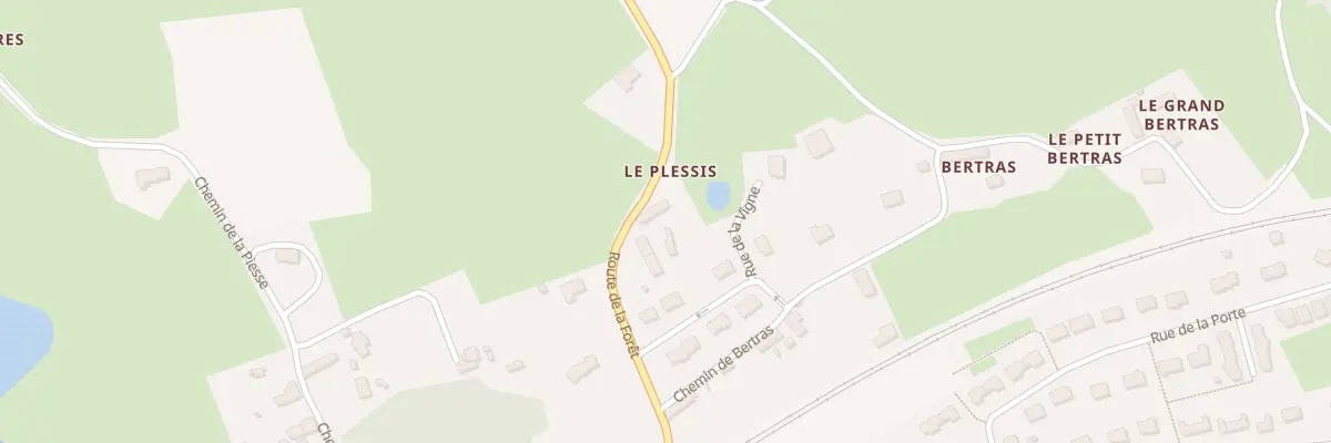 Plan du 5176 Le Plessis à Rouessé-Vassé