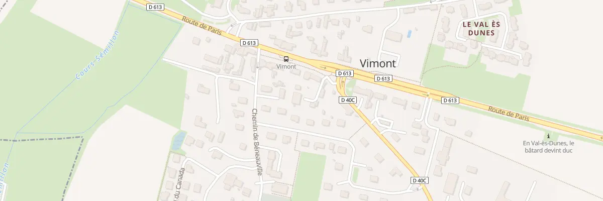 Plan du 21 Rte de Paris à Vimont