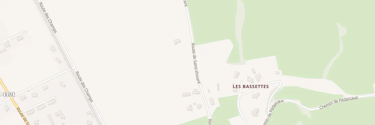 Plan du 311 Rte de Saint Vincent à Montaut