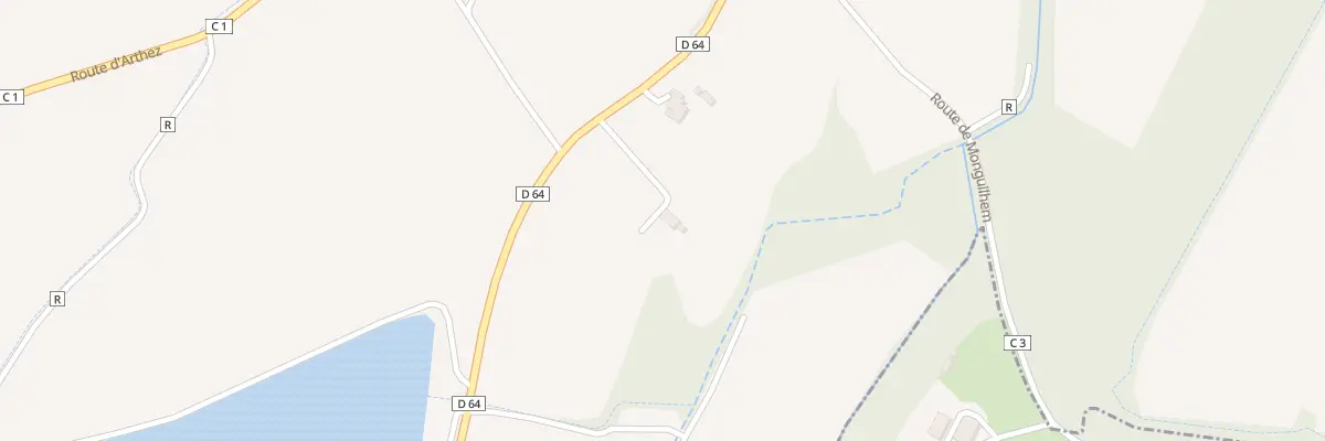 Plan du 351 Rte de Bourdalat à Montégut