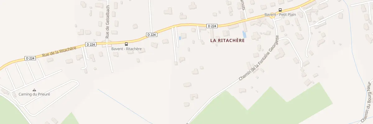 Plan du 13T Rue de la Ritachère à Bavent