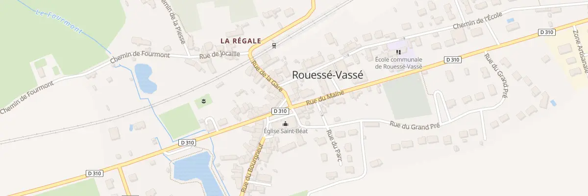 Plan du 13 Pl de l’Église à Rouessé-Vassé