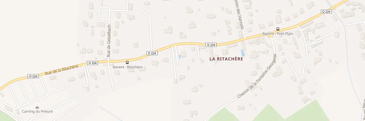 Plan du 13 Rue de la Ritachère à Bavent