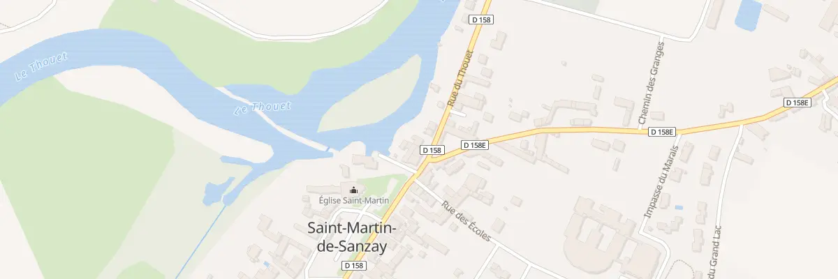 Plan du 3 Rue du Thouet à Saint-Martin-de-Sanzay