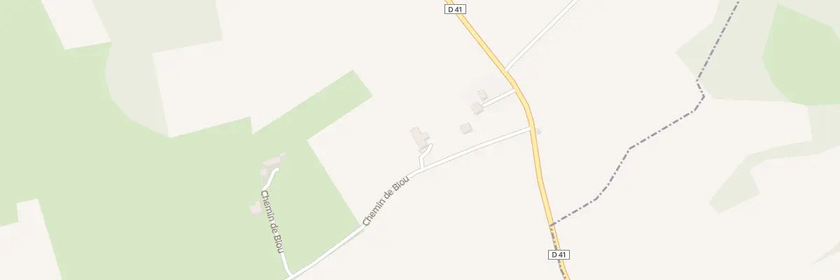 Plan du 1 Rte du Bious à Portet