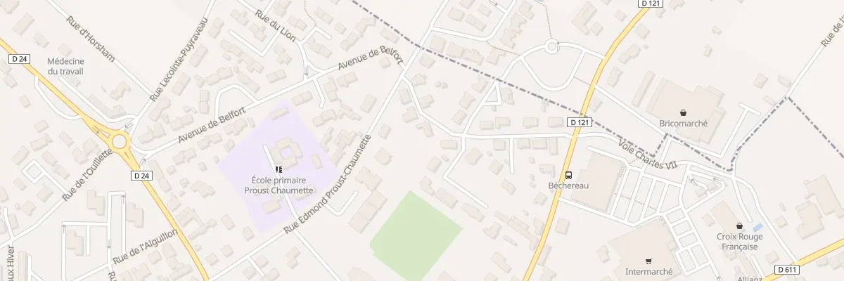 Plan du 11 Rue Jean Moulin à Saint-Maixent-l’École