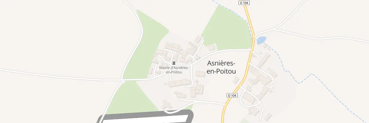 Plan du 10 Rue des Erables à Asnières-en-Poitou