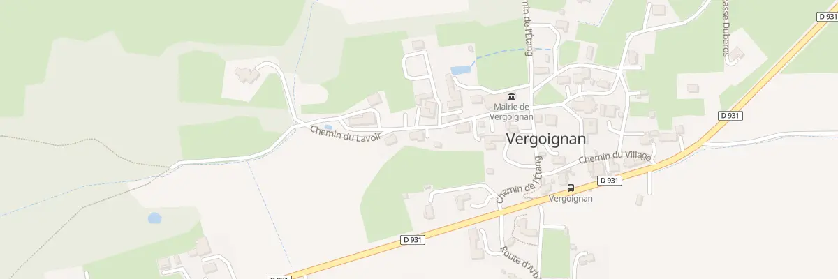 Plan du 5 Che du Lavoir à Vergoignan