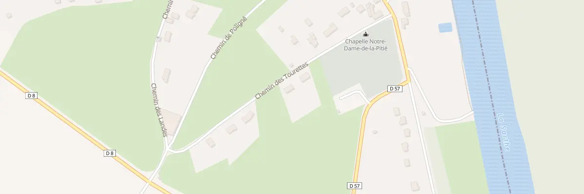 Plan du 12 Che des Tourettes à Parcé-sur-Sarthe