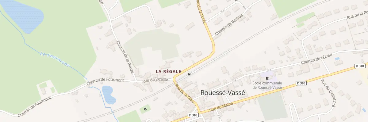 Plan du 1 Rte de la Forêt à Rouessé-Vassé