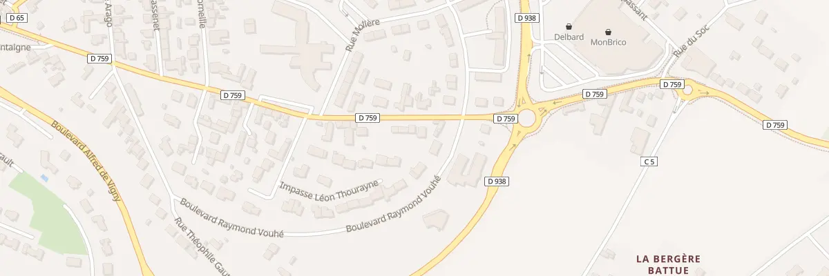Plan du 110 Rue Jules Michelet à Thouars