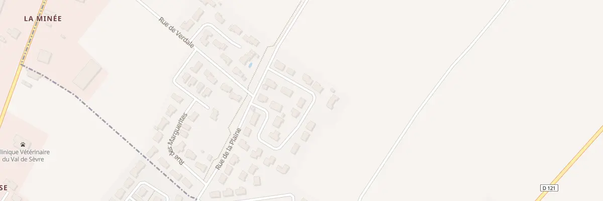 Plan du 6 Rue des Jonquilles à Exireuil