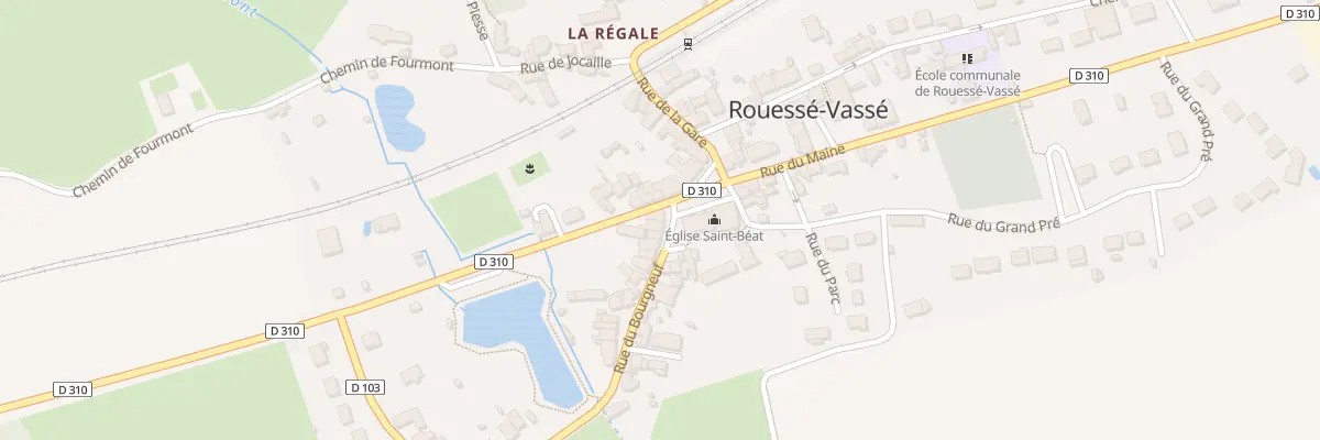 Plan du 8 Pl de l’Église à Rouessé-Vassé