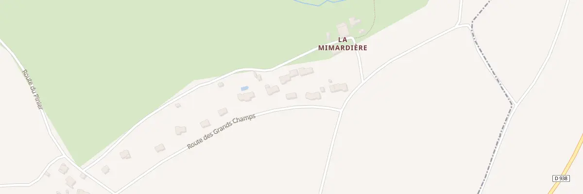 Plan du 37 Rte des Grands Champs Mimardie à Saivres