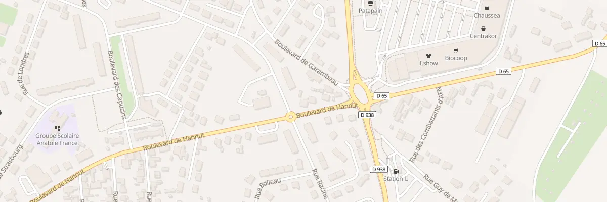 Plan du 29 Bd de Hannut à Thouars