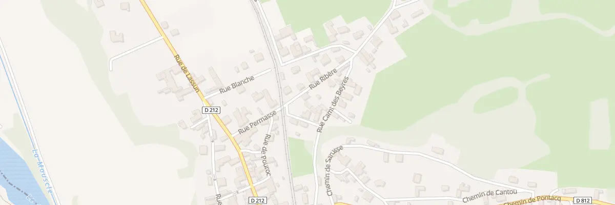 Plan du 1 Rue Ribere à Montaut