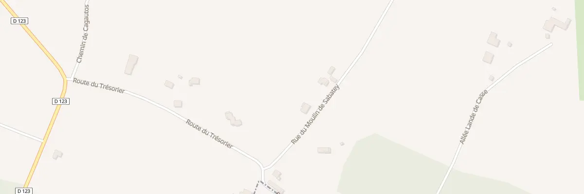 Plan du 20 Naouette à Cazats