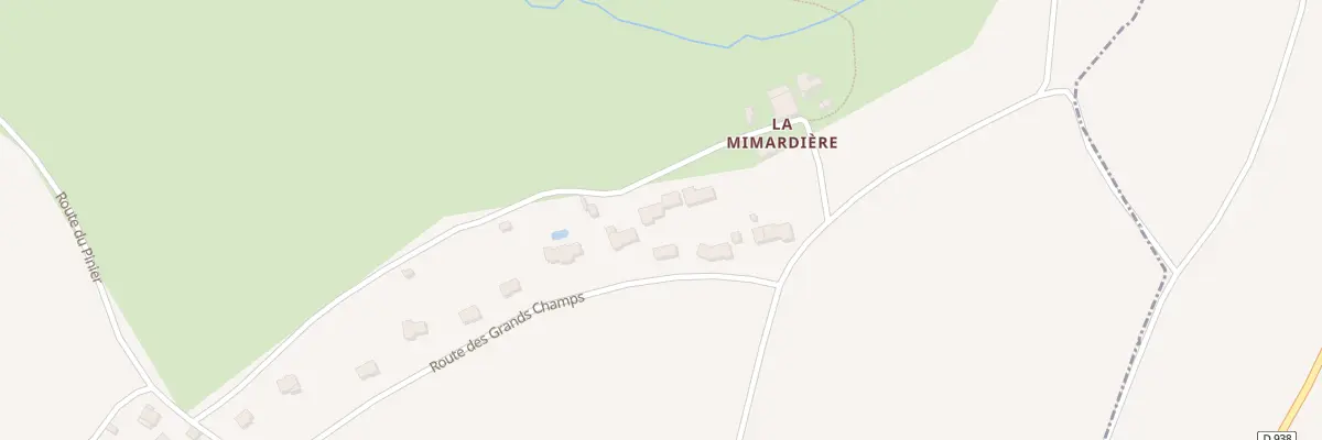 Plan du 39 Rte des Grands Champs Mimardie à Saivres