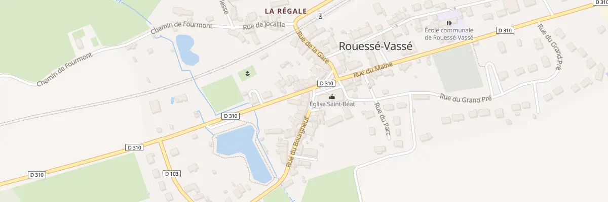 Plan du 7 Pl de l’Église à Rouessé-Vassé