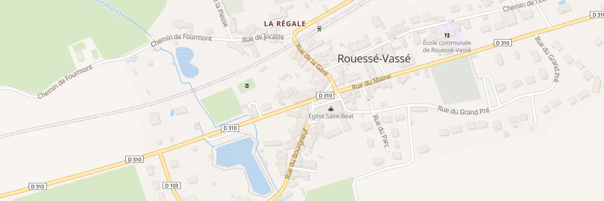 Plan du 8 Rue des Coëvrons à Rouessé-Vassé