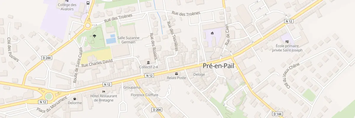 Plan du 5 Rue des Tesnières à Pré-en-Pail-Saint-Samson