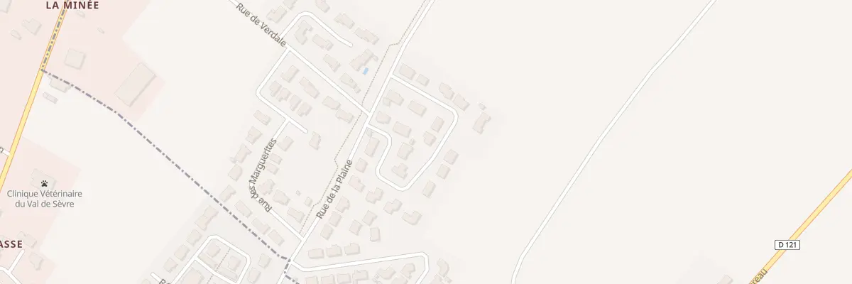 Plan du 8 Rue des Jonquilles à Exireuil