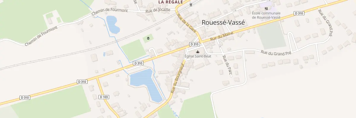 Plan du 5 Pl de l’Église à Rouessé-Vassé