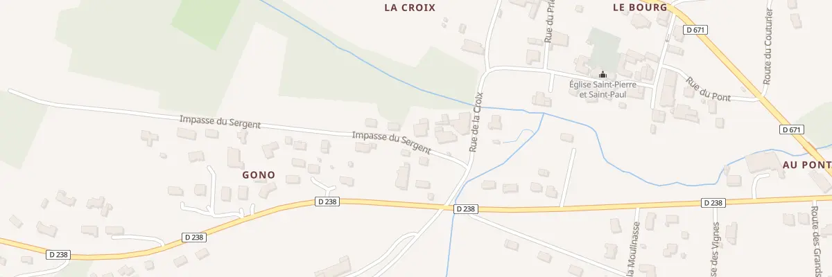 Plan du 5 Che du Sergent à Baigneaux