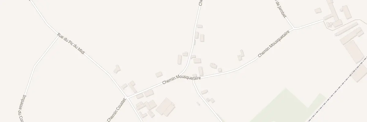 Plan du 1 Che Hiale à Gabaston