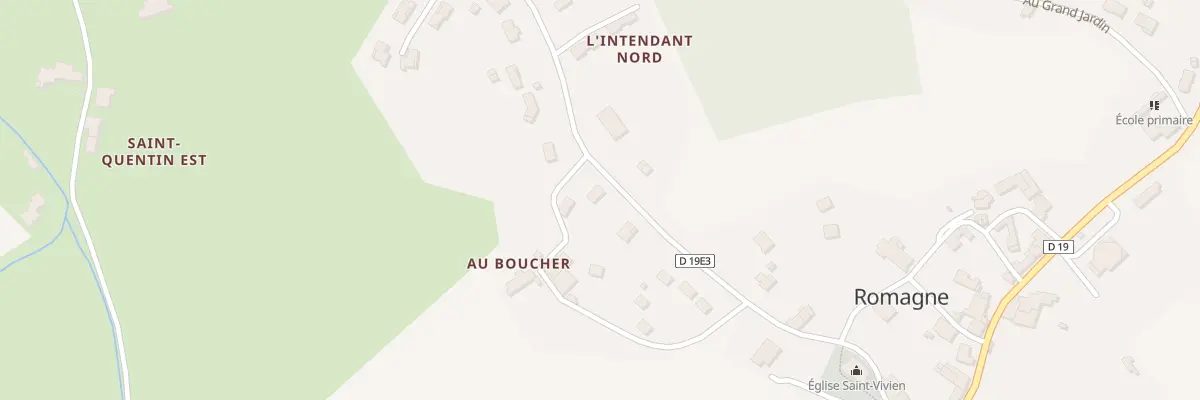 Plan du 5142F Au Boucher à Romagne