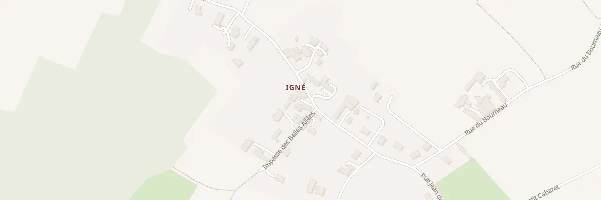 Plan du 5084 Igne à Cizay-la-Madeleine