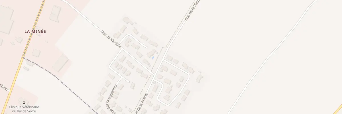 Plan du 1 Rue des Jonquilles à Exireuil