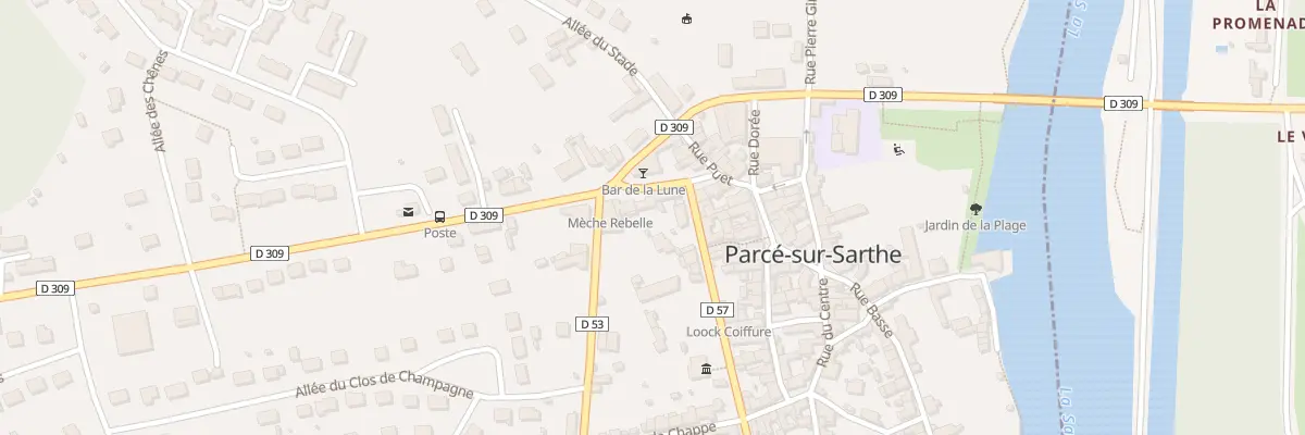 Plan du 6 Pl de la Lune à Parcé-sur-Sarthe