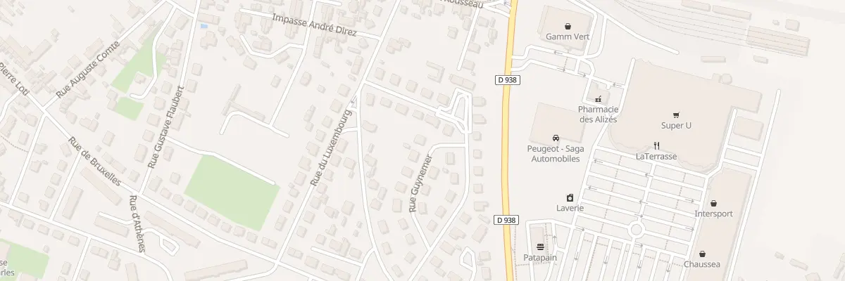 Plan du 4 Rue Guynemer à Thouars