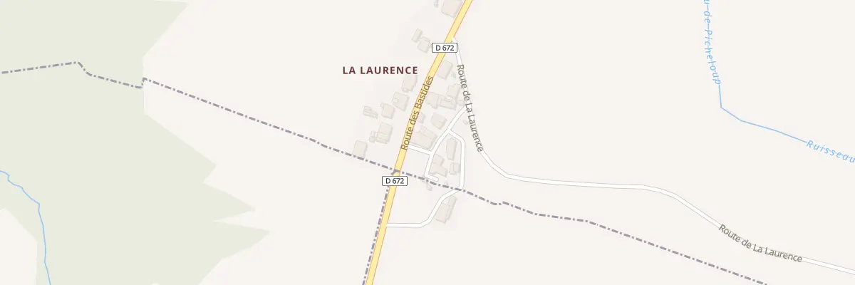 Plan du 18 La Laurence Est à Saint-André-du-Bois