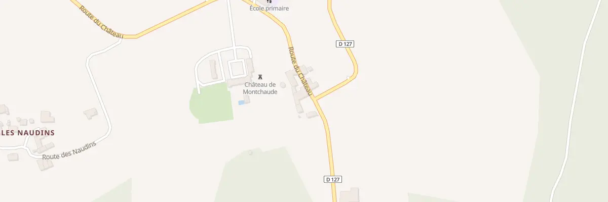 Plan du 1 Rte du Chateau à Montmérac