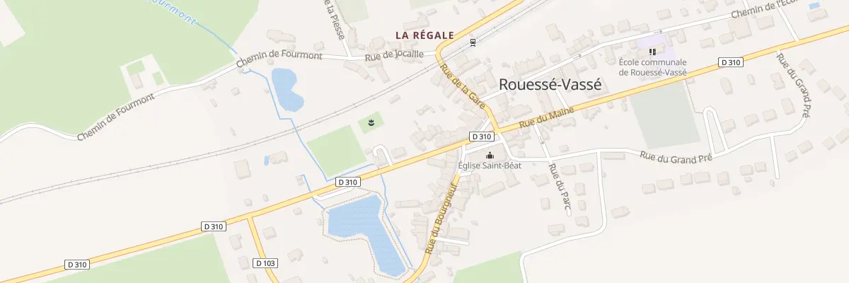 Plan du 12 Rue des Coëvrons à Rouessé-Vassé
