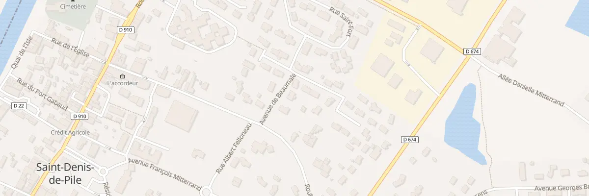 Plan du 33 Av Beaumale à Saint-Denis-de-Pile