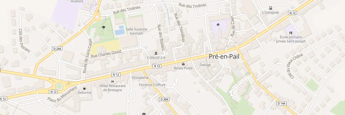 Plan du 106 Rue Aristide Briand à Pré-en-Pail-Saint-Samson