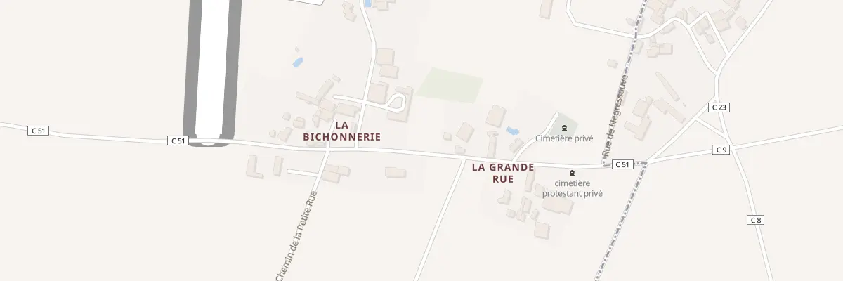 Plan du 16 Rte de la Bichonnerie La Bicho à Celles-sur-Belle