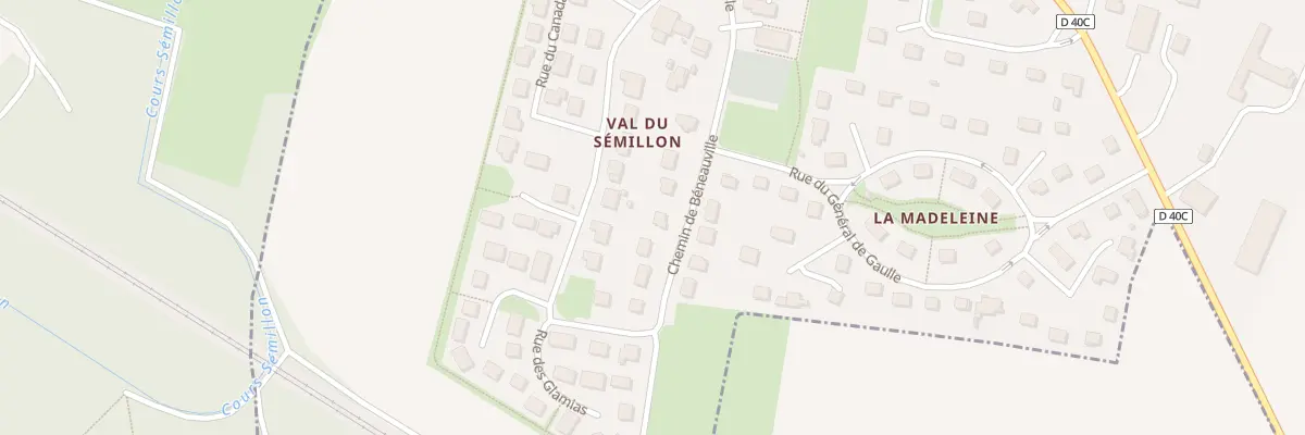Plan du 21 Che de Beneauville à Vimont