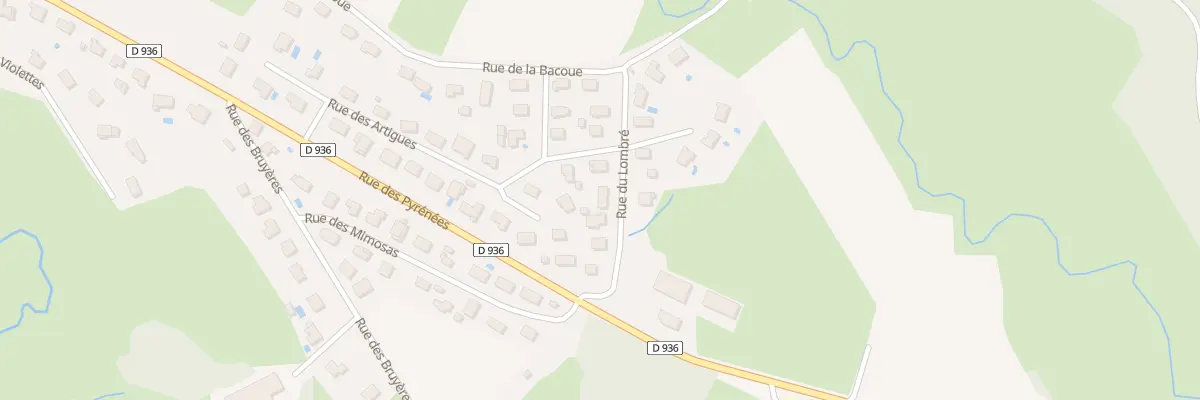 Plan du 7 Rue du Lombre à Bénéjacq