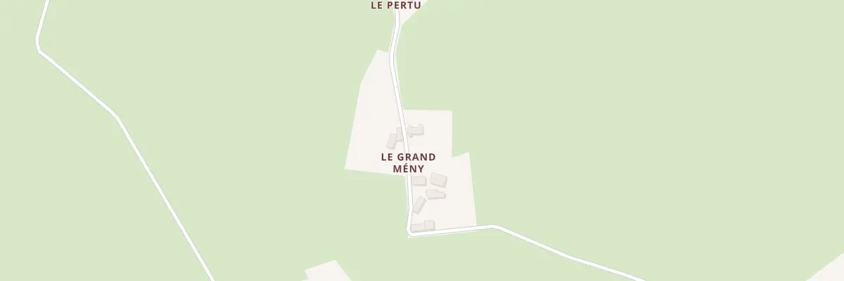Plan du 1 Le Grand Meny à Parennes