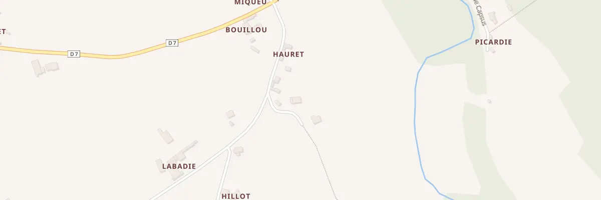 Plan du 1 Che d’Artigas à Gabaston