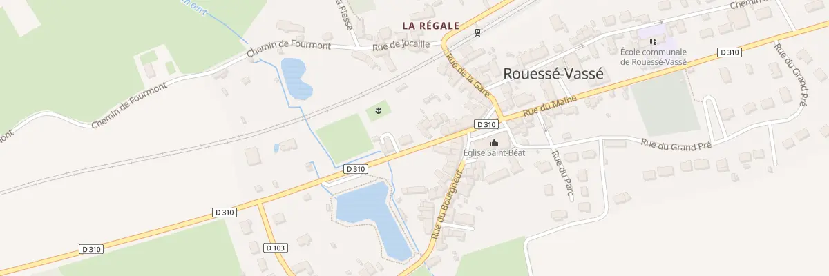 Plan du 14 Rue des Coëvrons à Rouessé-Vassé