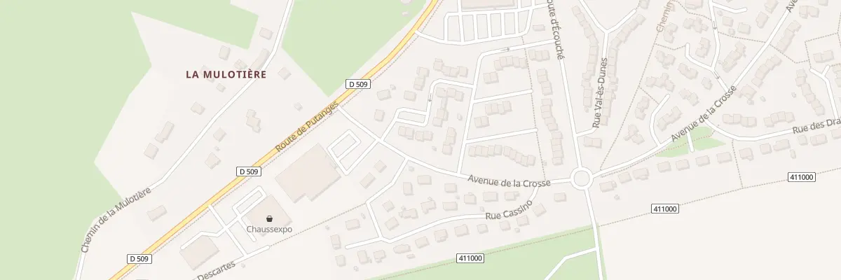 Plan du 13 Rue Fernand Lechanteur à Falaise
