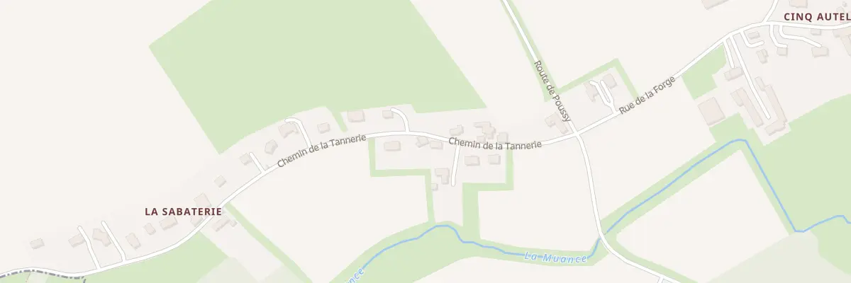 Plan du 9 Che de la Tannerie à Valambray