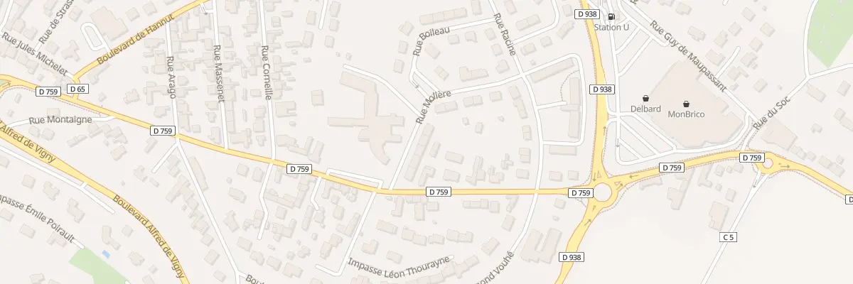 Plan du 8 Rue Molière à Thouars