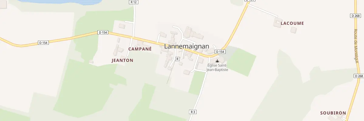 Plan du 93 Rue Grande Rue à Lannemaignan