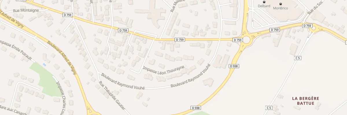 Plan du 5 Imp Léon Thourayne à Thouars